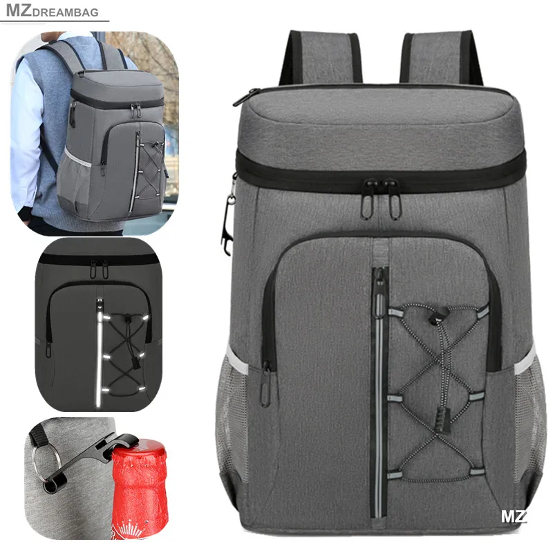 

Camping Backpack Cooler Thermal Bag Women Outdoor Supplies Men's Beach Storage Packing Food Lunch Box Travel Picnic Accessories