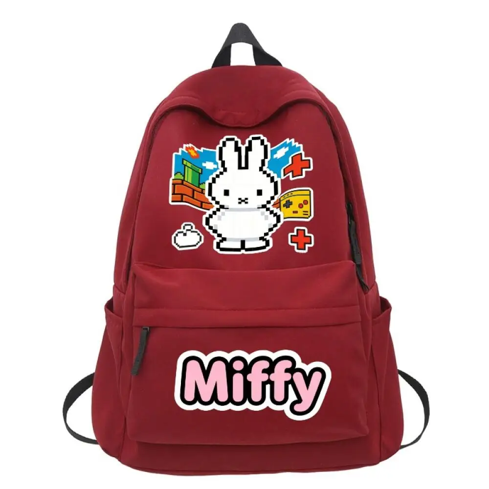 กระเป๋าเป้เดินทางแบบลำลองน้ำหนักเบามิฟฟี่สำหรับผู้ชายและผู้หญิงกระเป๋าเป้นักเรียนความจุขนาดใหญ่การ์ตูนของขวัญน่ารัก