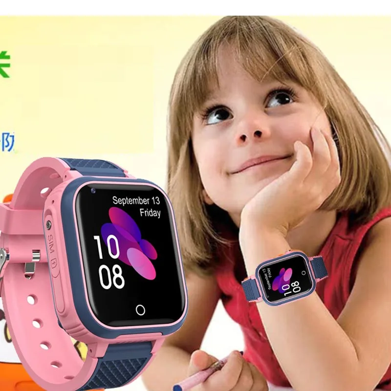 

LT21 Водонепроницаемые Смарт-часы для детей 4G Смарт-часы для детей Монитор камеры GPS-трекер местоположения Можно вставить SIM-карту IP67