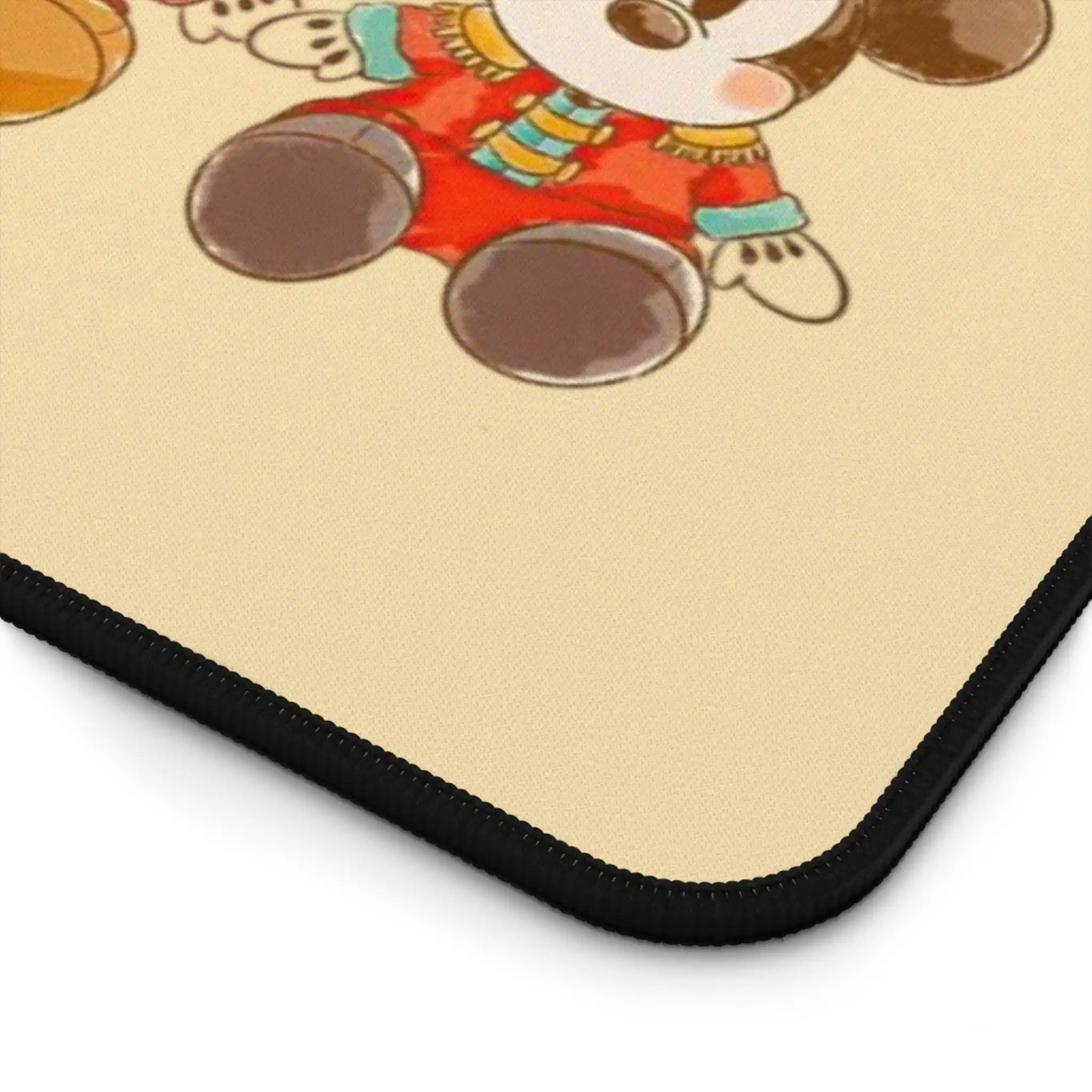 لوحة ماوس كبيرة بتصميم ديزني ميكي ماوس مخصصة غير قابلة للانزلاق للكمبيوتر المحمول، لوحة ماوس ميكي ماوس لطيفة