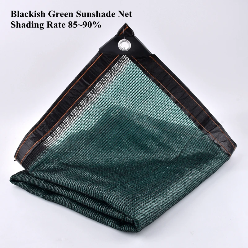 Blackish Green Anti-UV Sunshade Net Balcony Privacy Safety Net Pet House Shading Net Outdoor Swimming Pool Awning Sun Shade Sail