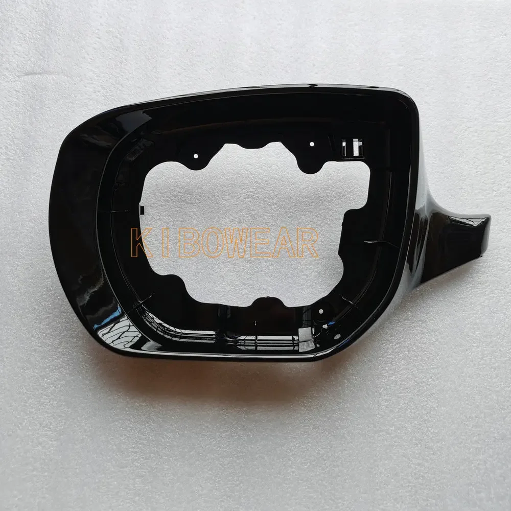 1pc Glossy Side Mirror Frame for Hyundai SantaFe IX45 2013-2016 Holder 2015 2014 Auto Black replace left right Rearview