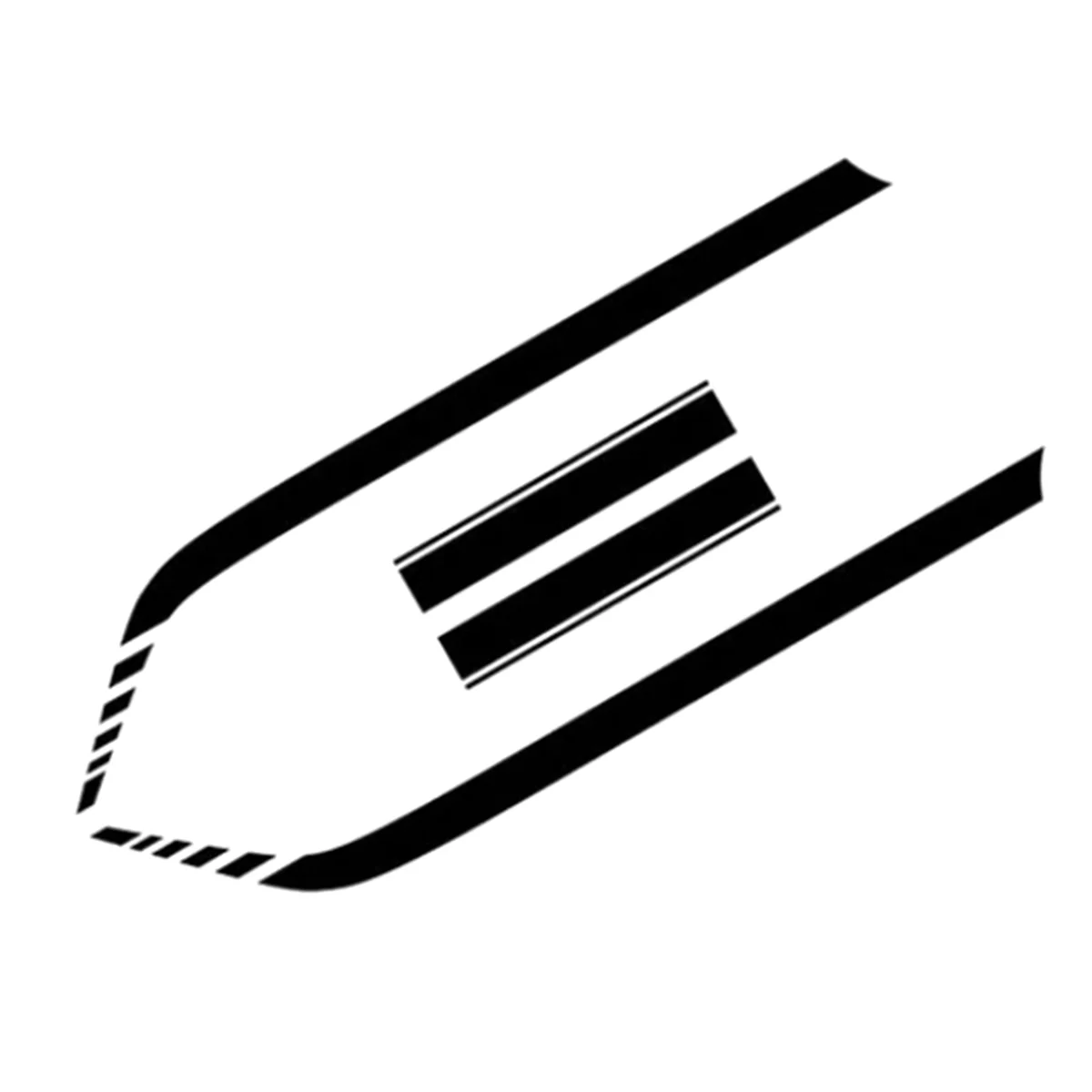 Adesivos gráficos laterais da porta do carro van, película para capô, decalques, acessórios de ajuste para renault trafic 2 3 mk3 mk2