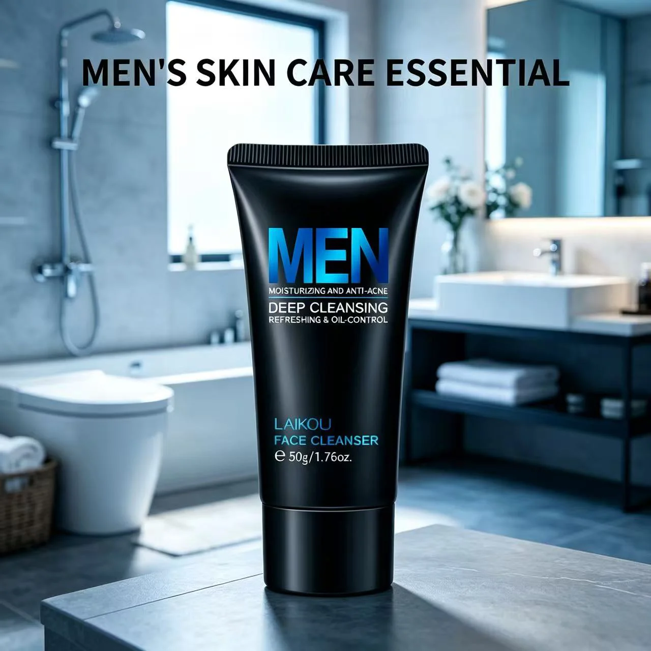 LAIKOU Мужской очищающий гель  – обзор и цена Face Wash Mens