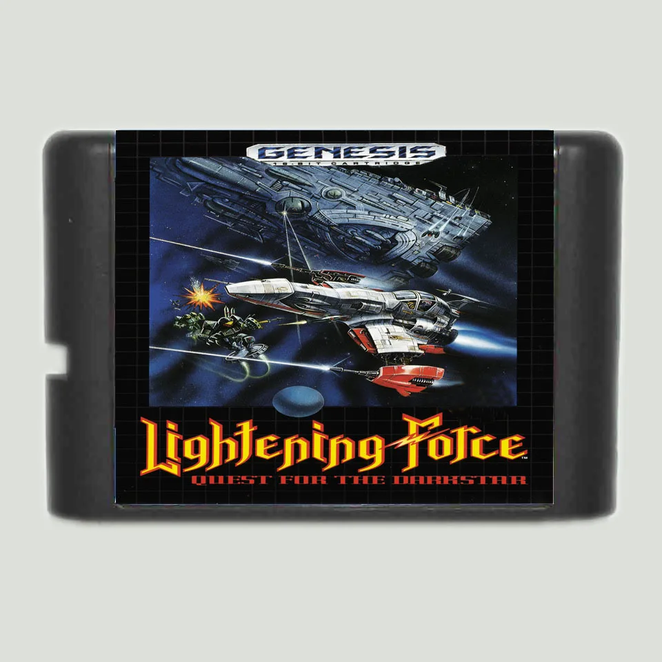 Lightening Force NTSC 16Bit MD Game Card For Sega Mega Drive For Genesis