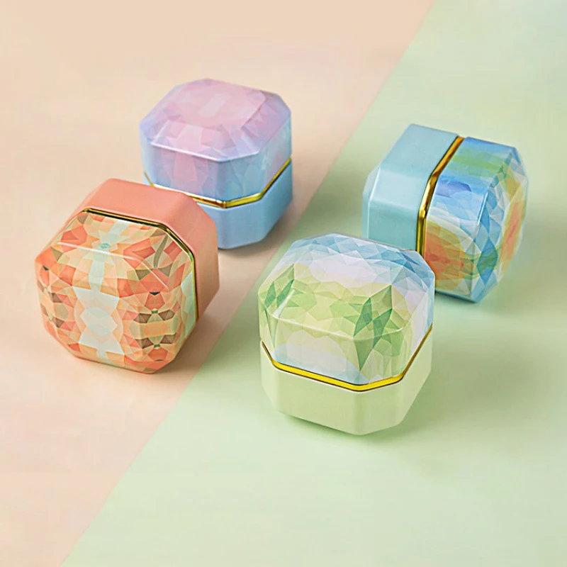 

Tea Caddy Box Containers Candle Cans Coffee Candy Snacks Small Tin Portable Storage Boxes Sealed Jars Packaging Box