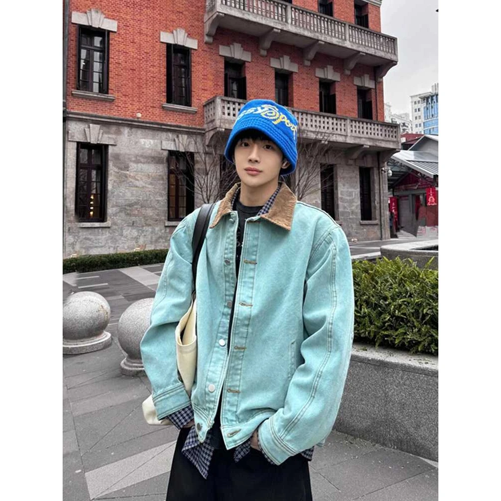 

Мужская куртка Waed Canvas Detroit Jaet, весна-осень, новая, в американском ретро-стиле, для работы, бейсбольная, удлиненная