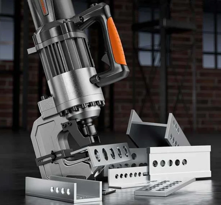 PM-10 small brushless electric hydraulic punching machine, stainless steel hole puncher