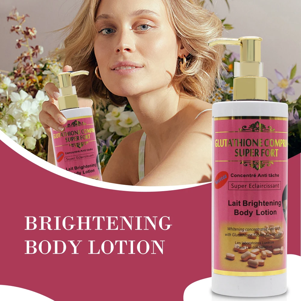 

350ml Glutathion Extreme Glow Whitening Lotion Remove Rough Skin to Keep it Glowing and Smooth for Body Care