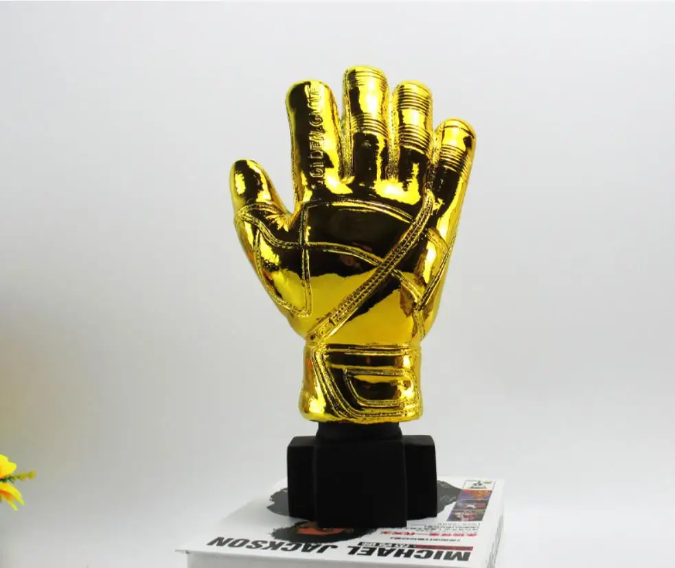 Gold Gloves Trophy Award Cup Trophies Gold Winner Game Trophys Soccer Goalkeeper Ceremony Reward Kids Birthday Christmas Gift