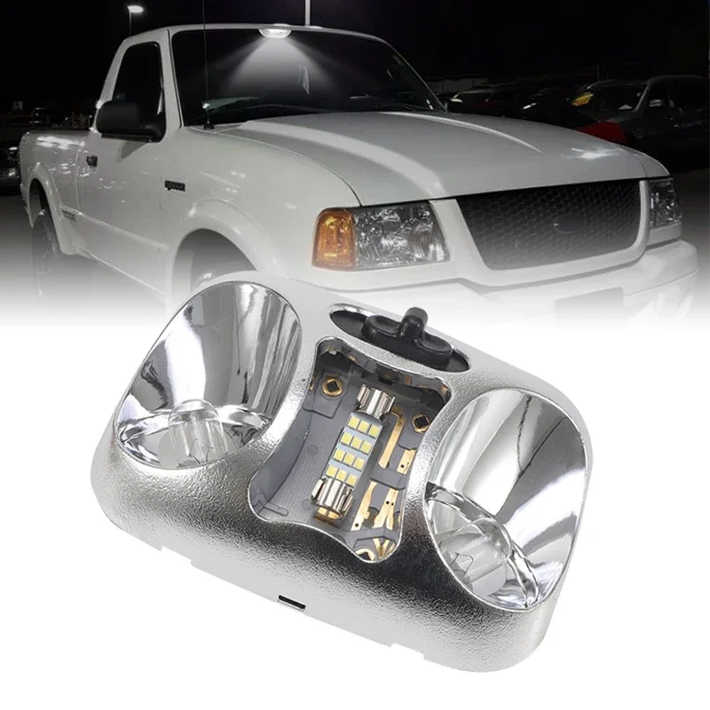 Interior Overhead Roof Ceiling Dome Reading Light For Ford Ranger 1993 1994 1995 1996 1997 1998-2004 F37Z-13776-B F37Z13776B