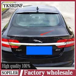 Car Styling High Quality PU Material Unpainted Color Rear Roof Wing Lip Trunk Spoiler Wing For Jaguar XF 2012 2013 2014 2015
