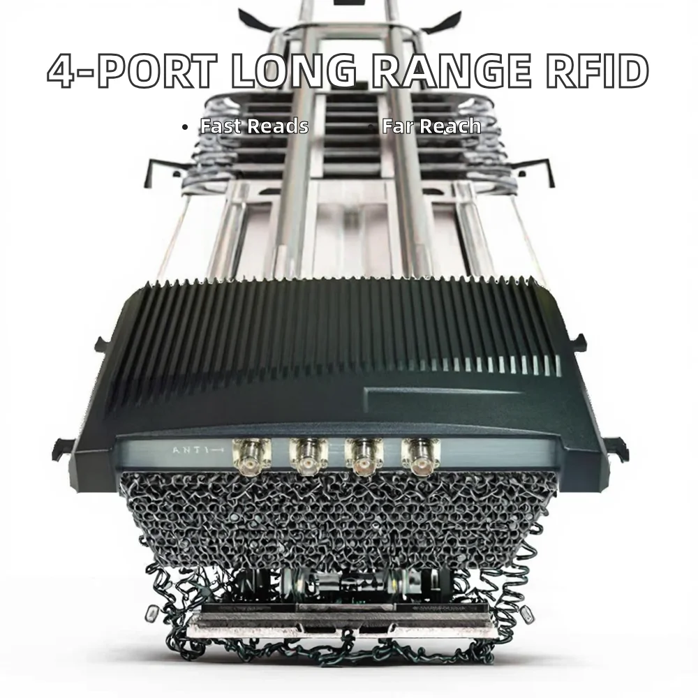 High Performance UHF RFID 1-35M Fixed Reader Multitag RP-TNC for Marathon Race Warehouse Management 860-960MHz Frequency ABS