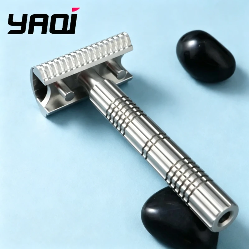 2026 New Arriva！YAQI Raw Color Version Bohemia 316 Stainless Steel Adjustable Baseplate Men Safety Razor