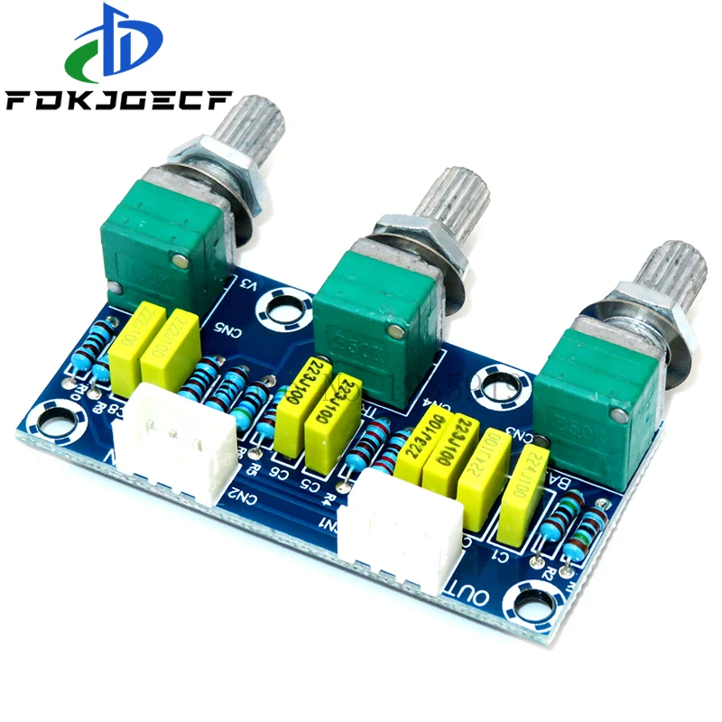 XH-M802 Passive Tone Board Amplifier Preamp Power Module Low High Sound Adjustment Electonic Diy Electronic PCB Board