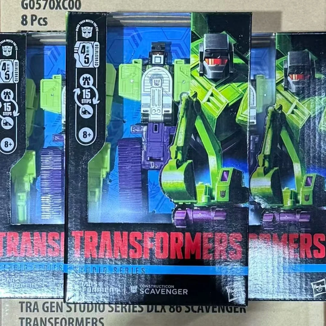 

Hasbro Transformers Toys Studio Series The Movie TF1986 Constructicon Scavenger Deluxe 4,5-дюймовая фигурка-робот, игрушка в подарок