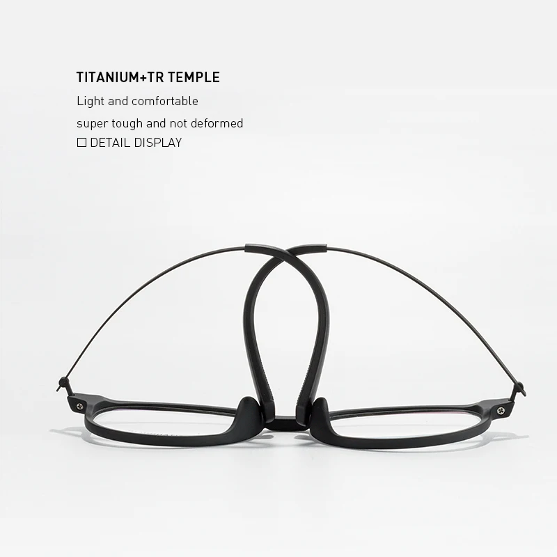 MERRYS DESIGN Retro Oval Glasses Frame For Men Women Pure Titanium Ultra-Light And Comfortable TR90 Optics Eyeglasses S2291