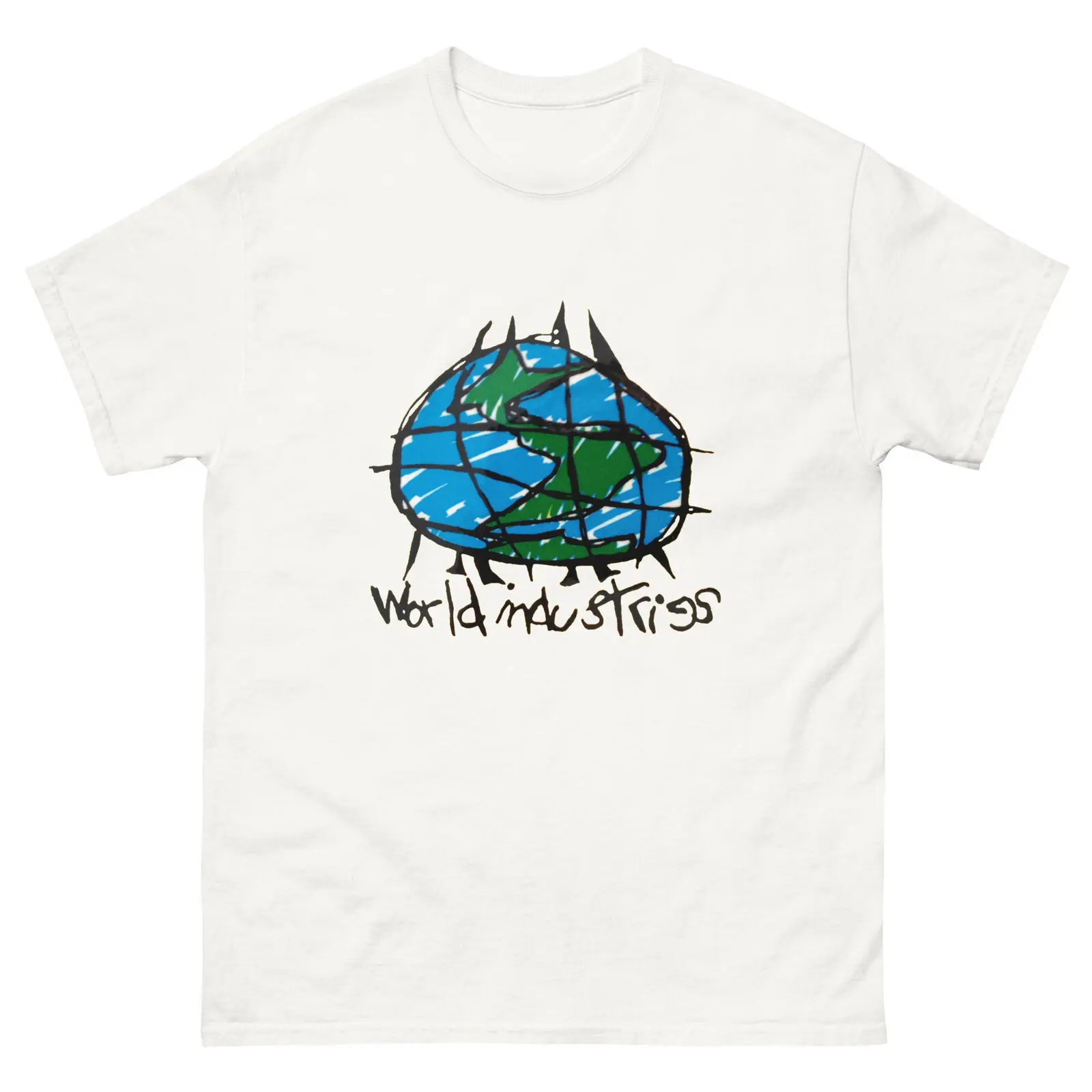 World Industries Globe Vintage 80S Skateboarding camiseta diseños