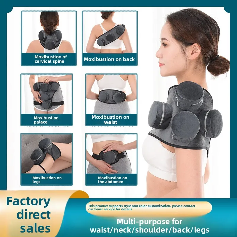 صندوق Moxa النحاسي الخالي من الدخان من Chang'an Ai - طقم معلق ومحمول مع غلاف قماشي متعدد الطبقات #1