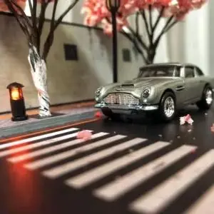 1/64 Scene Sakura Avenue, модель автомобиля из сплава, коллекция фотодисплеев, диорама