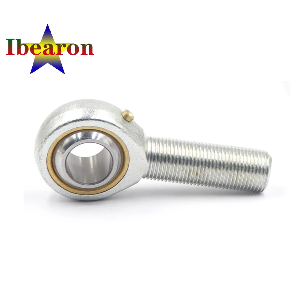 1PCS POS25 POSL25 Inlaid Liner Rod Ends Bearing With Male Thread Series Joint Bearing For Engineering Machinery