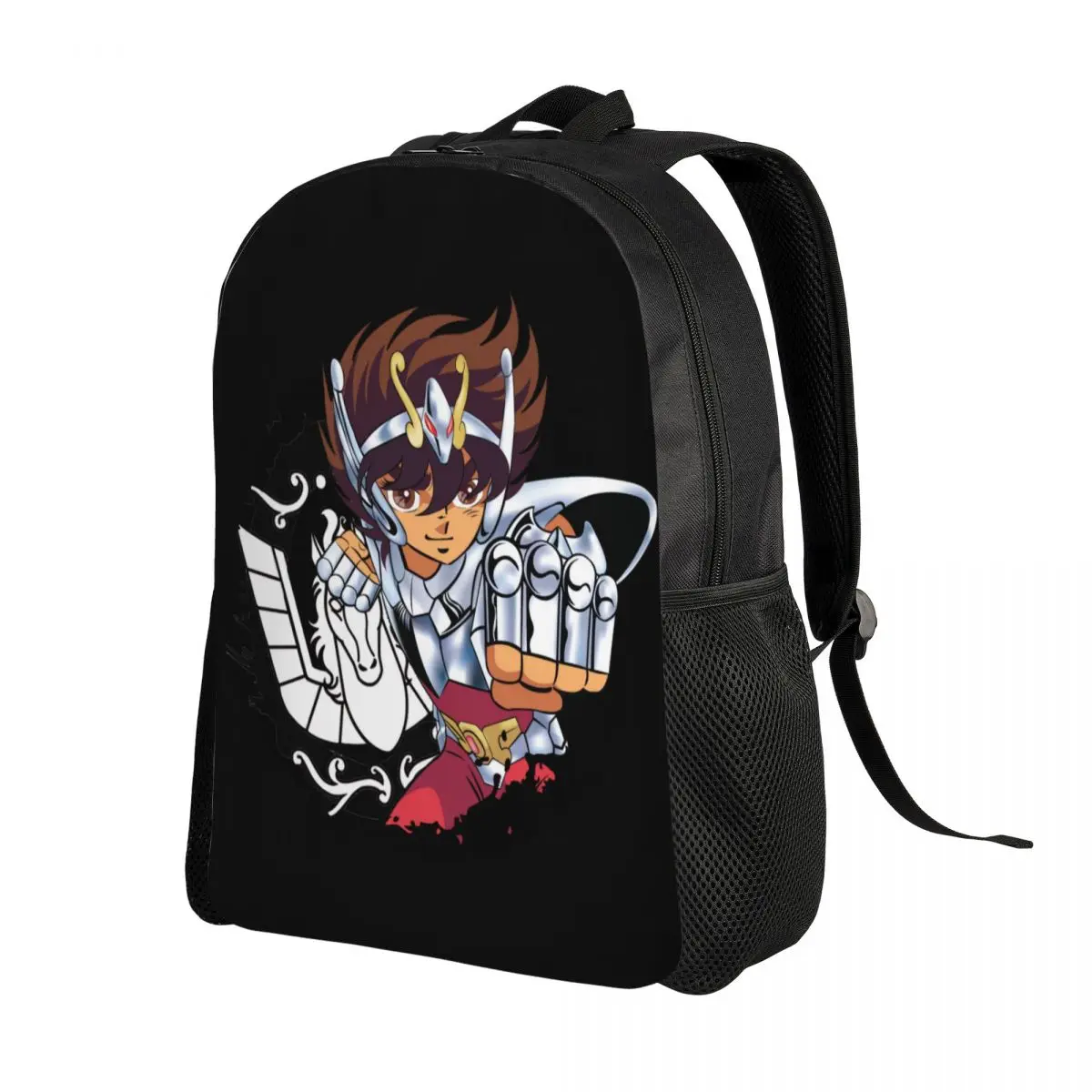 Customized Saint Seiya Pegasus Travel Backpack  School Computer Bookbag Knights Of The Zodiac College Student Daypack Bags