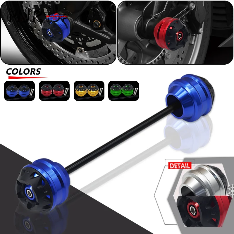 

For Honda CB250R CB300R 2018 19 20 21 22 2023 Motorcycle Rear Wheel Fork Axle Sliders Cap Crash Falling Protector Pad cb300r