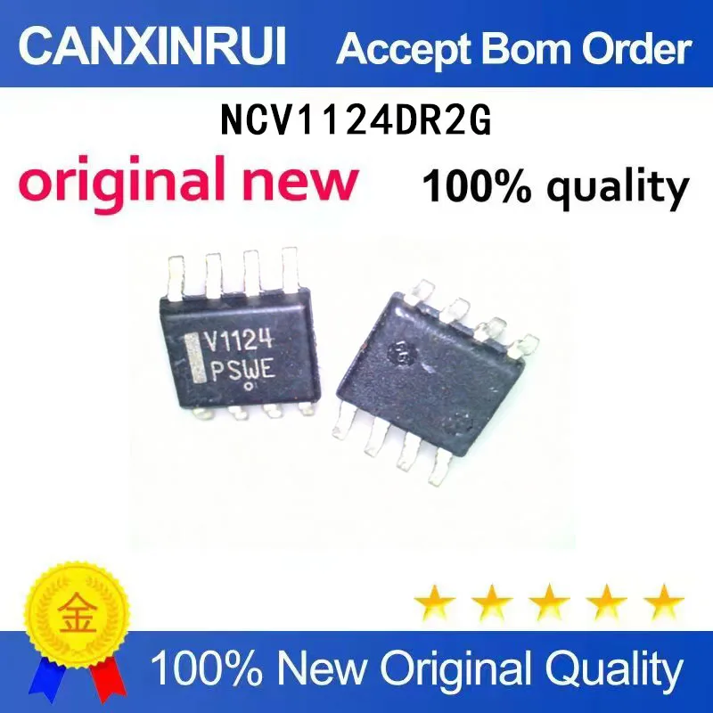

(5-100 Pieces) Original stock NCV1124DR2G NCV1124DR V1124 interface chip patch SOP-8