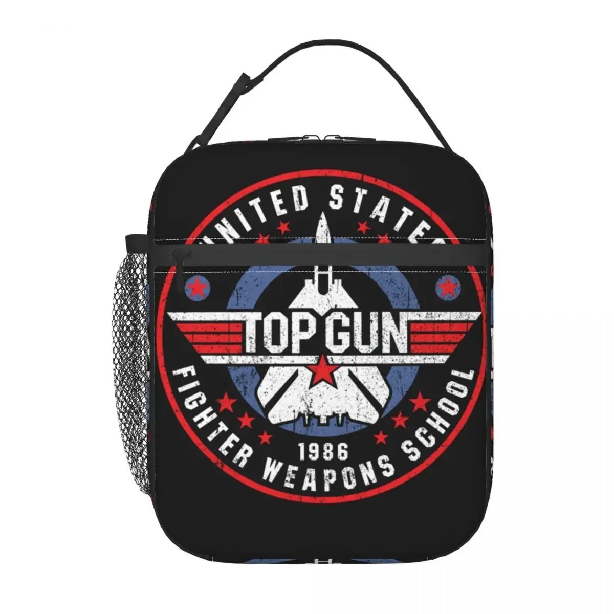 US Fighter Weapons School Worn Resuable Lunch Box Top Gun Maverick Thermal Cooler Food Insulated  Bag  Children