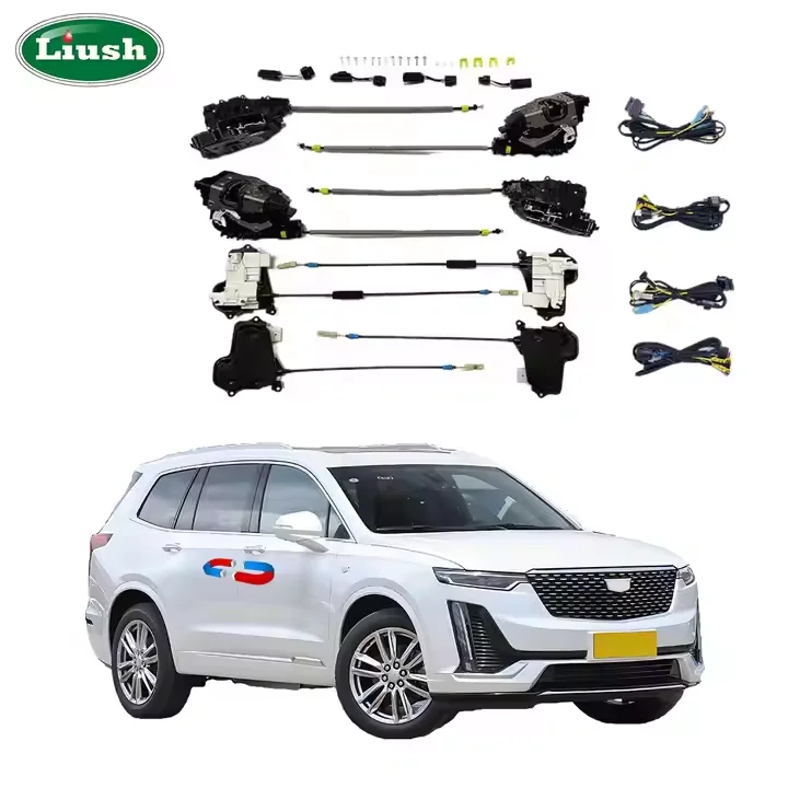

Liush Electric Power Soft Close всасывающая дверная система, модернизированные комплекты для Cadillac XT6 2019-2022, автозапчасти для кузова, магнитный замок