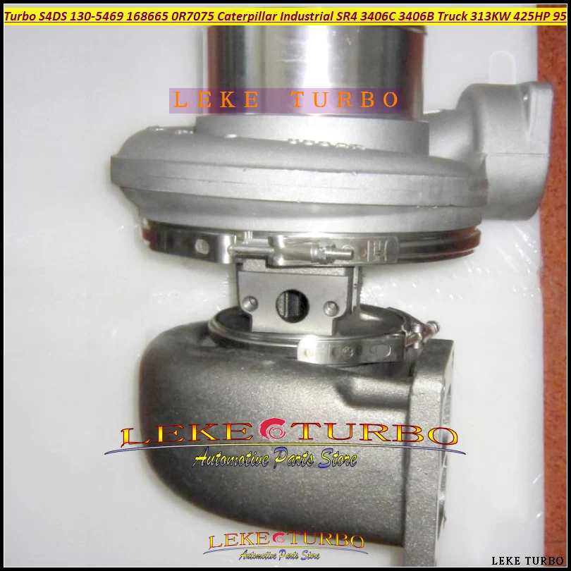 Turbo S4DS 130-5469 168665 1305469 0R7075 Turbocharger For CAT For Caterpillar Industrial SR4 3406C 3406B Truck 313KW 425HP 95-