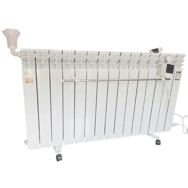 Die-casting aluminum water injection electric heater plus water electric heating radiator electric towel rack radiator