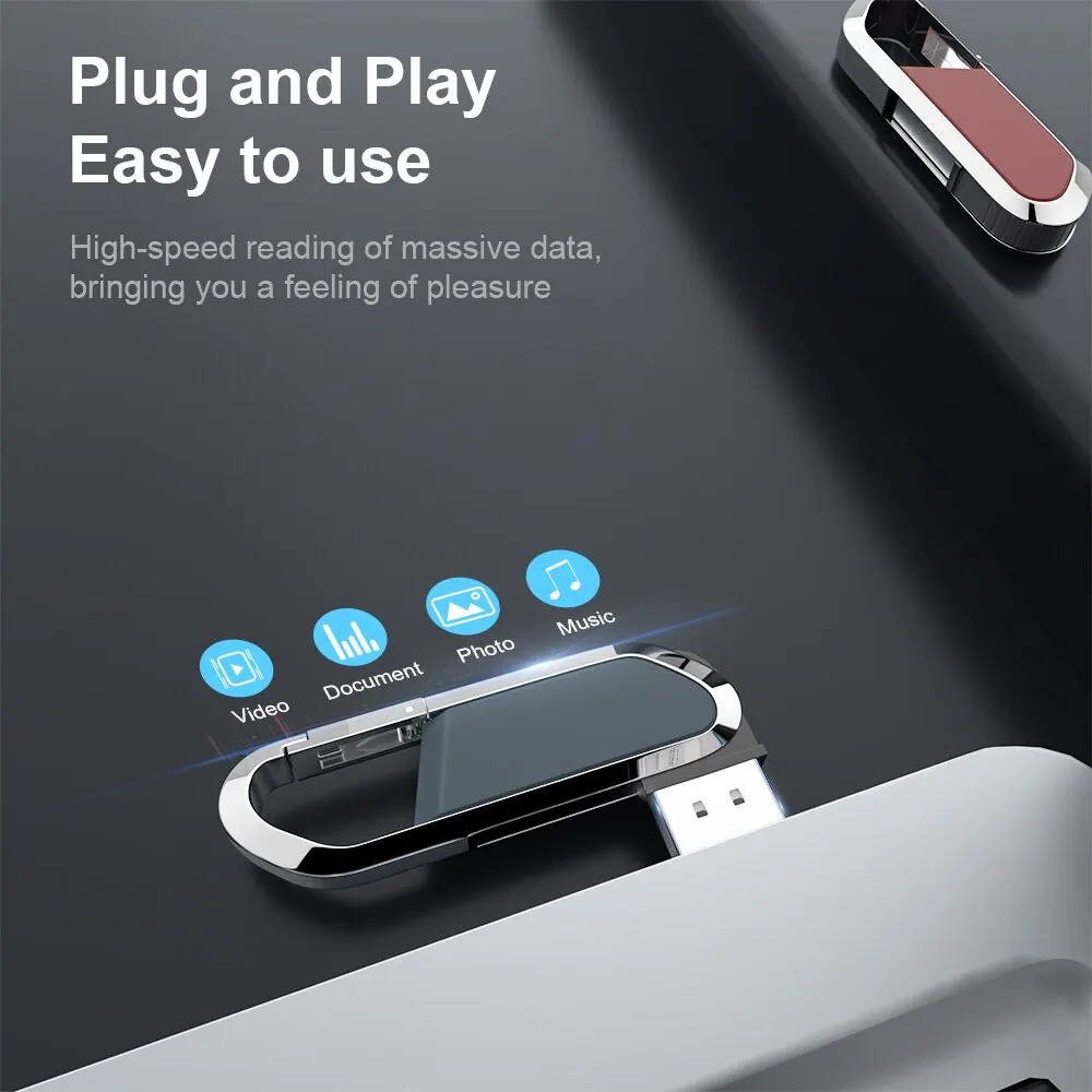 Металлический USB флеш-накопитель