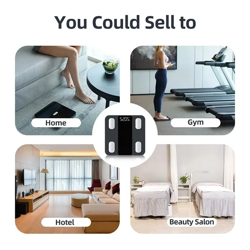 وزن الجسم كتلة الدهون ميزان الجسم مقياس الجسم الذكية نسبة الدهون أرقام موازين الحمام #4