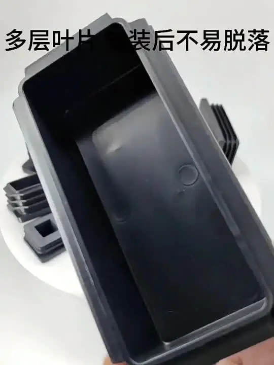검은 사각형 플라스틱 검은 블랭킹 엔드 캡 파이프 플러그 발 가구 내부 플러그 커버 10x10mm ~ 100x100mm