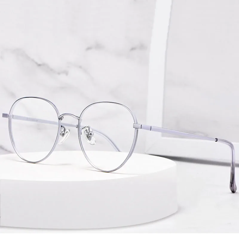 Universal Fit Titanium Glasses Frames IP Black Plating for Men And Women Lightweight Durable Eyewear