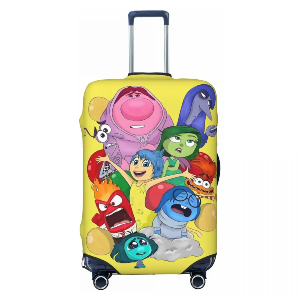 

Custom Inside Out Cartoon Travel Luggage Cover Dust Proof Suitcase Cover Protector Fit 18-32 Inch