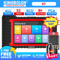 KINGBOLEN K7 ALL System Diagnostic Tool ECU Coding Active Test AF Reset 28 Resets 3 Years Free PK MK808 LAUNCH X431 CRP919E