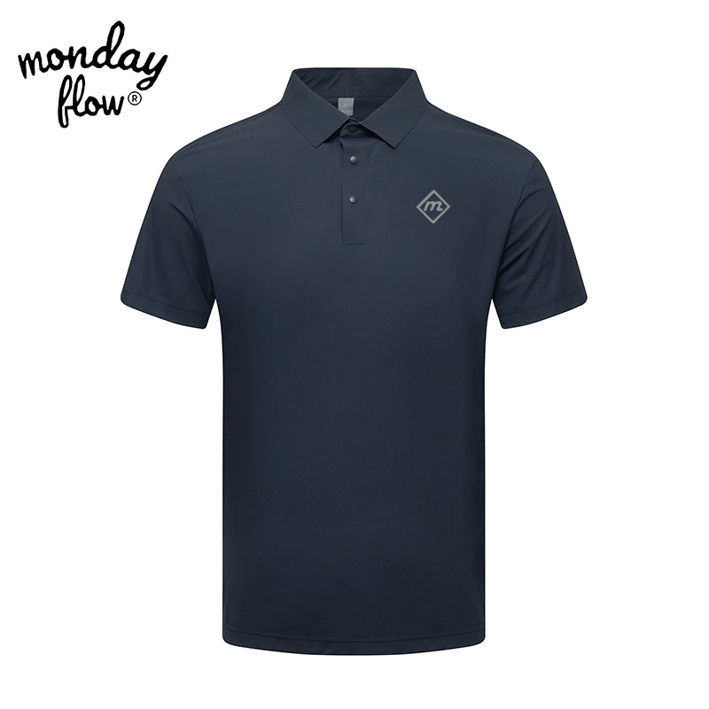 

Monday Flow Summer Short Sleeve Golf T-shirt Men's Outdoor Sports Polo Shirt Golf Shirt Customizable Quick Drying Breathable Top