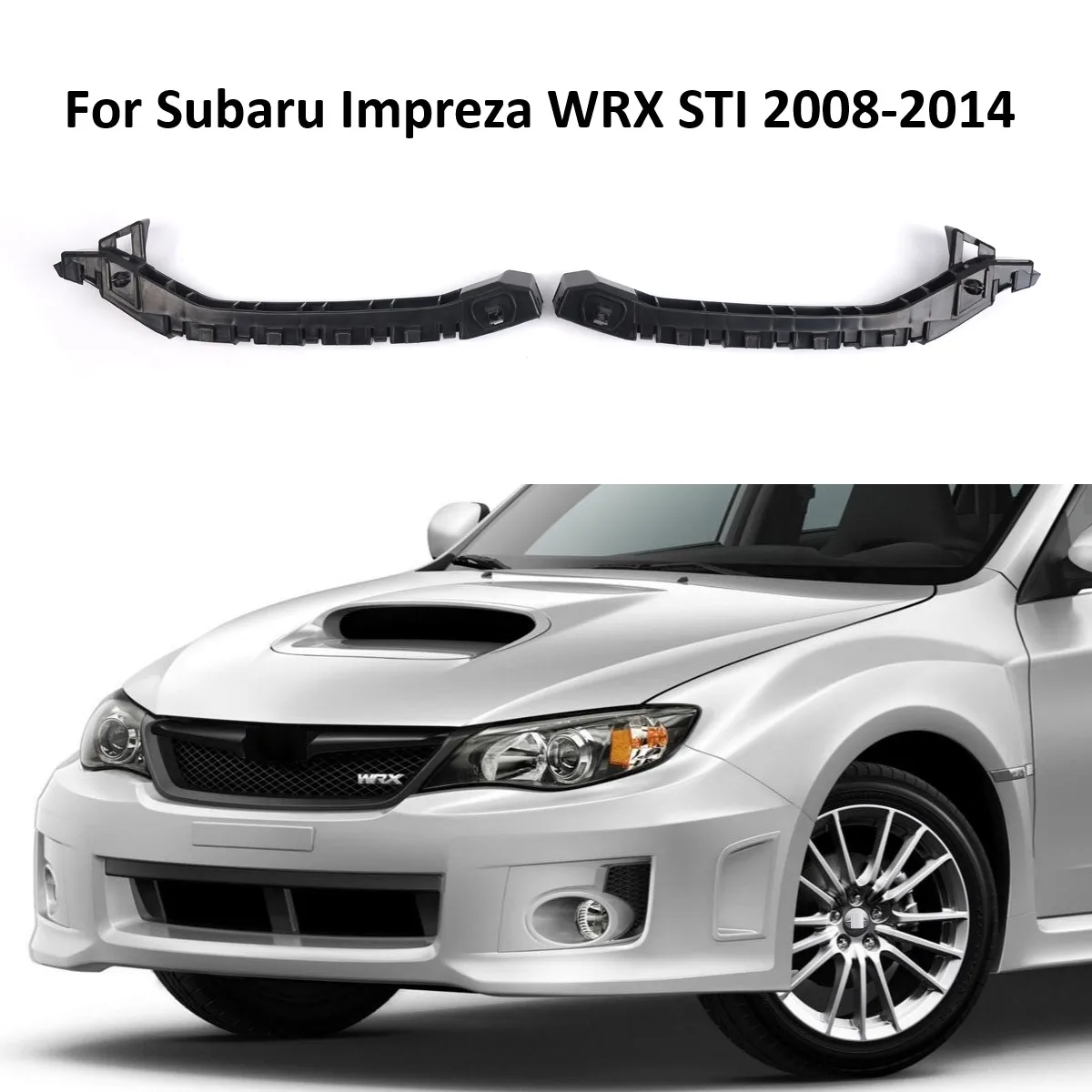 Left Right Car Front Side Bumper Bracket Hood Lock Cover Bracket For Subaru Impreza WRX STI 2008-2014 57707FG132 57707FG130