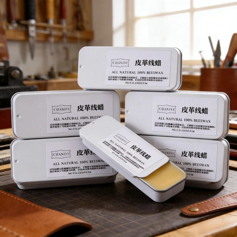 Leather Stitching Wax 26g Box Hand Sewing Thread Conditioner DIY Leather Craft Tool Imported Material for Handmade Leather Goods