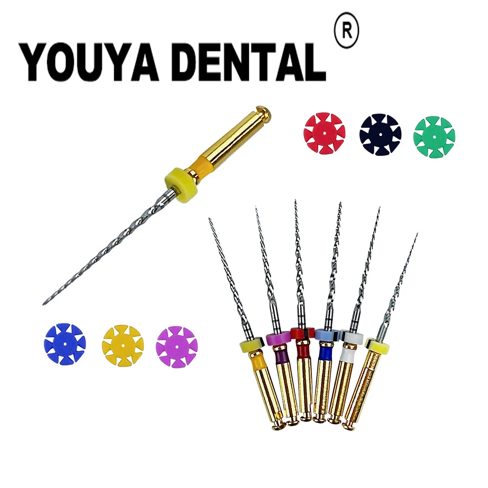 

Dental NiTi Super Heat Activation Rotary Files Endo Treatment Endodontic 21mm 25mm SX-F3 Canal Root File