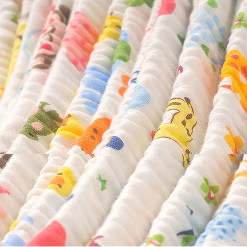 2022 حفاضات الأطفال الجديدة القابلة لإعادة الاستخدام 6 طبقات مقاوم للماء حفاضات القطن القابل لإعادة الاستخدام تنفس التدريب السراويل الملابس الداخلية القماش السراويل الحفاض