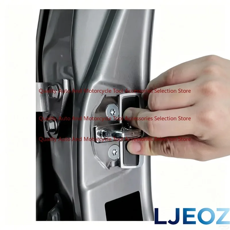 Car TRD Door Lock Buckle Upgraded Stabilizer Protector Latches Stopper for Lexus Toyota Eliminate Noise Space Lock