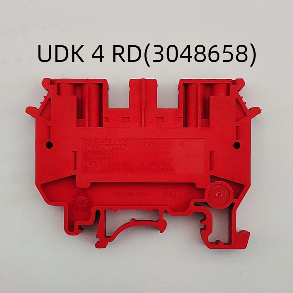 50PCS For Phoenix 3048658 UDK 4 RD - Feed-Through Terminal Block