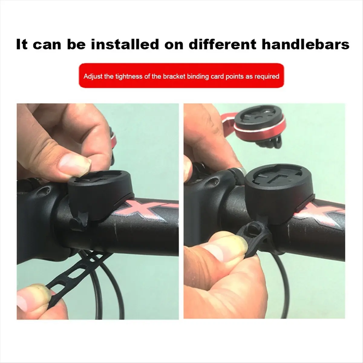 AA14 Bike Handlebar Computer Holder Universal Mountain Bike Road Bike Stopwatch Bracket Bike Taillight Seatpost Bracket
