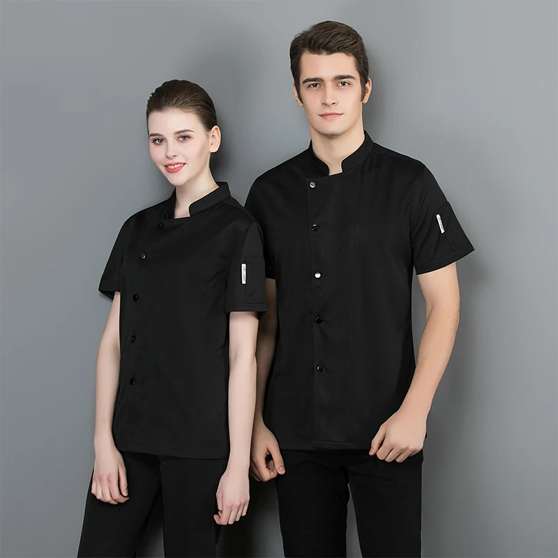 Men Kitchen Jacket Cooking Clothes Tops Restaurant Work Clothing Bakery Cafe Waiter Overalls Cooking Shirt Hotel Overalls