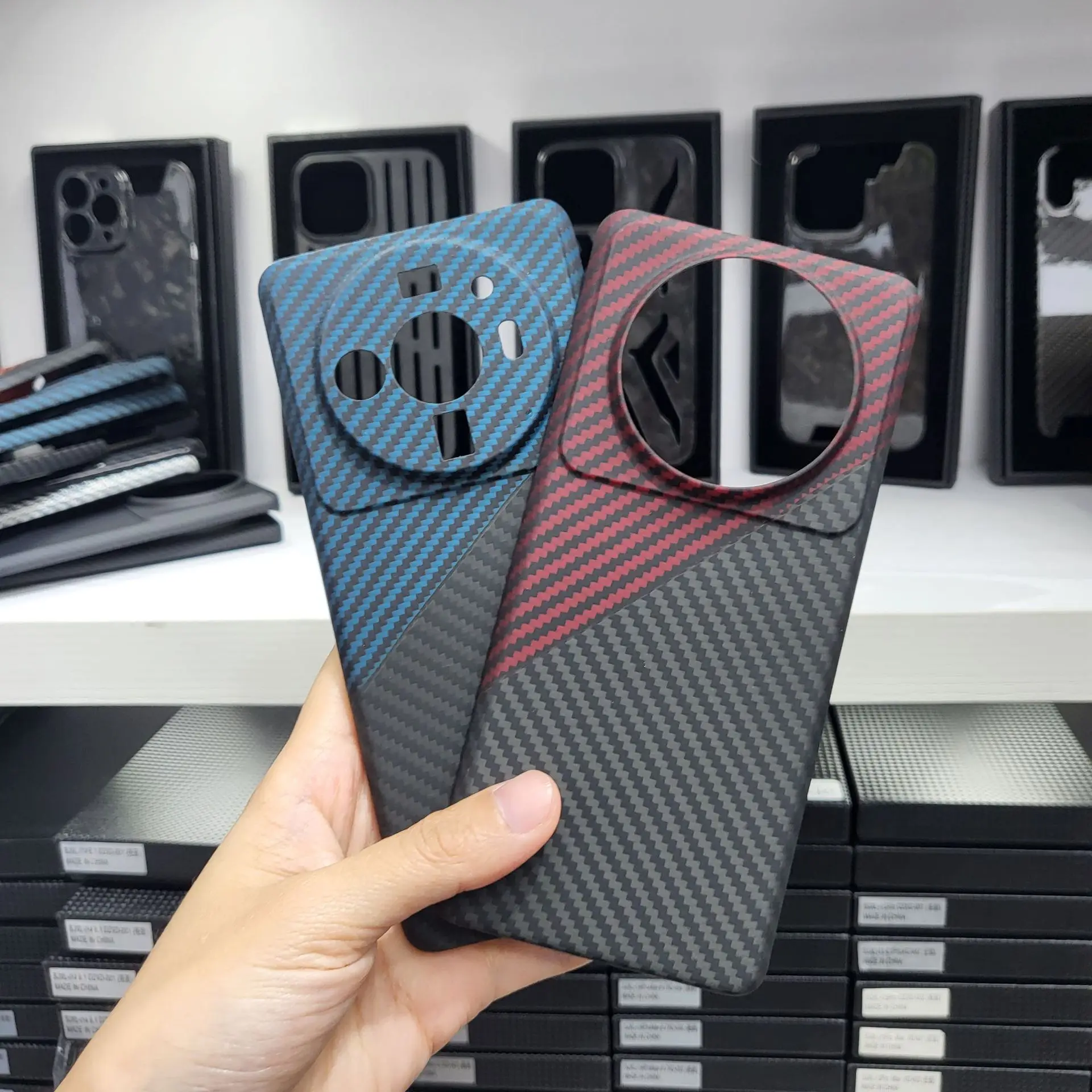 Hot Genuine Aramid Carbon Fiber For Xiaomi 12S Ultra 12 Ultra Thin Phone Shell For Mi 12 ULTRA Protective CASE Cover