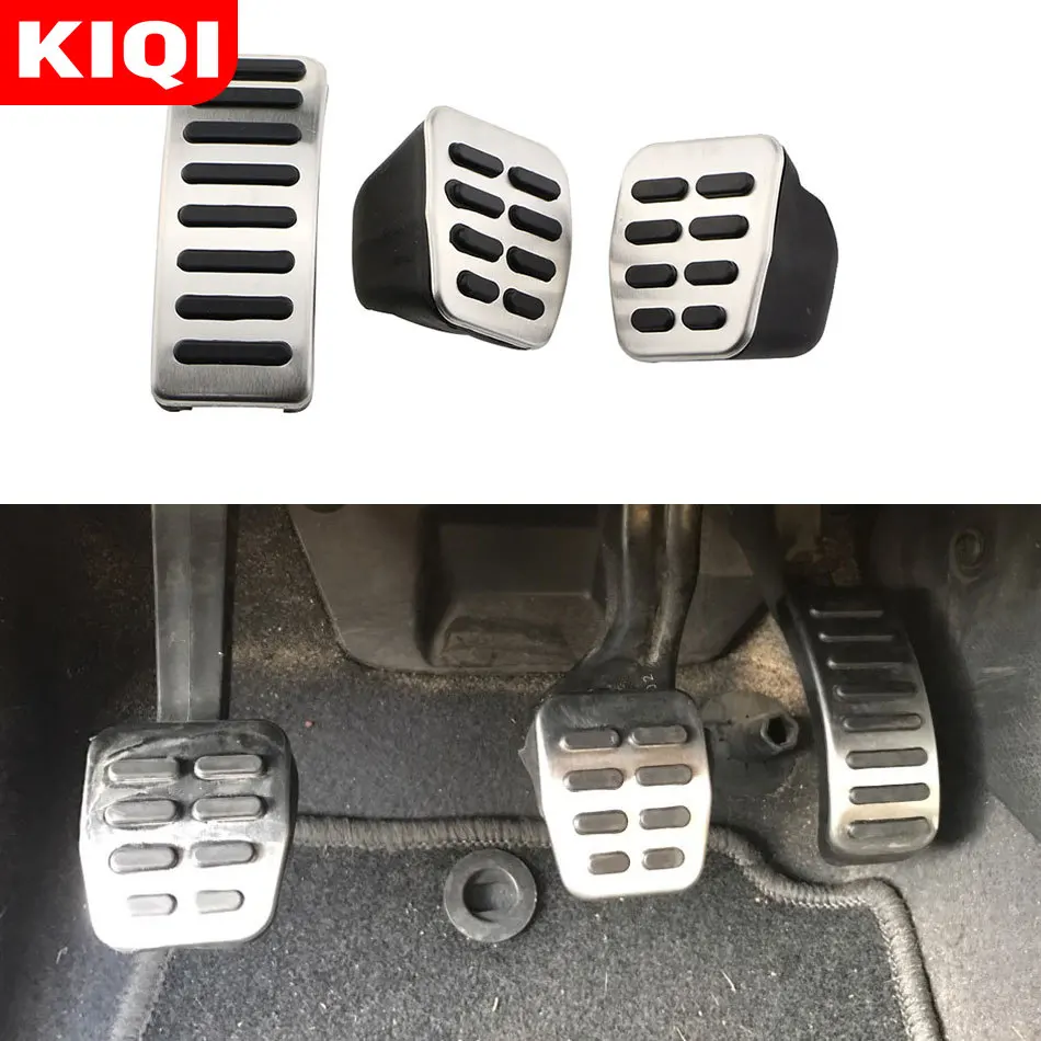 Stainless Steel Car Pedals for VW Golf 3 4 Polo 9N3 GTI for Skoda Octavia Fabia for Audi A1 A2 A3 TT SEAT Ibiza Auto Pedal Cover