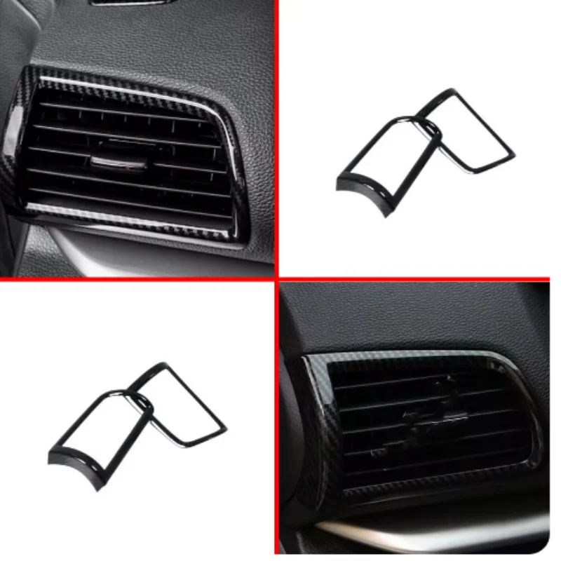 Car Inner Stick Trim Front Side Air Conditioning Outlet Vent 2PCs Fit For Mitsubishi Eclipse Cross  2018 2019 2020 2021 2022